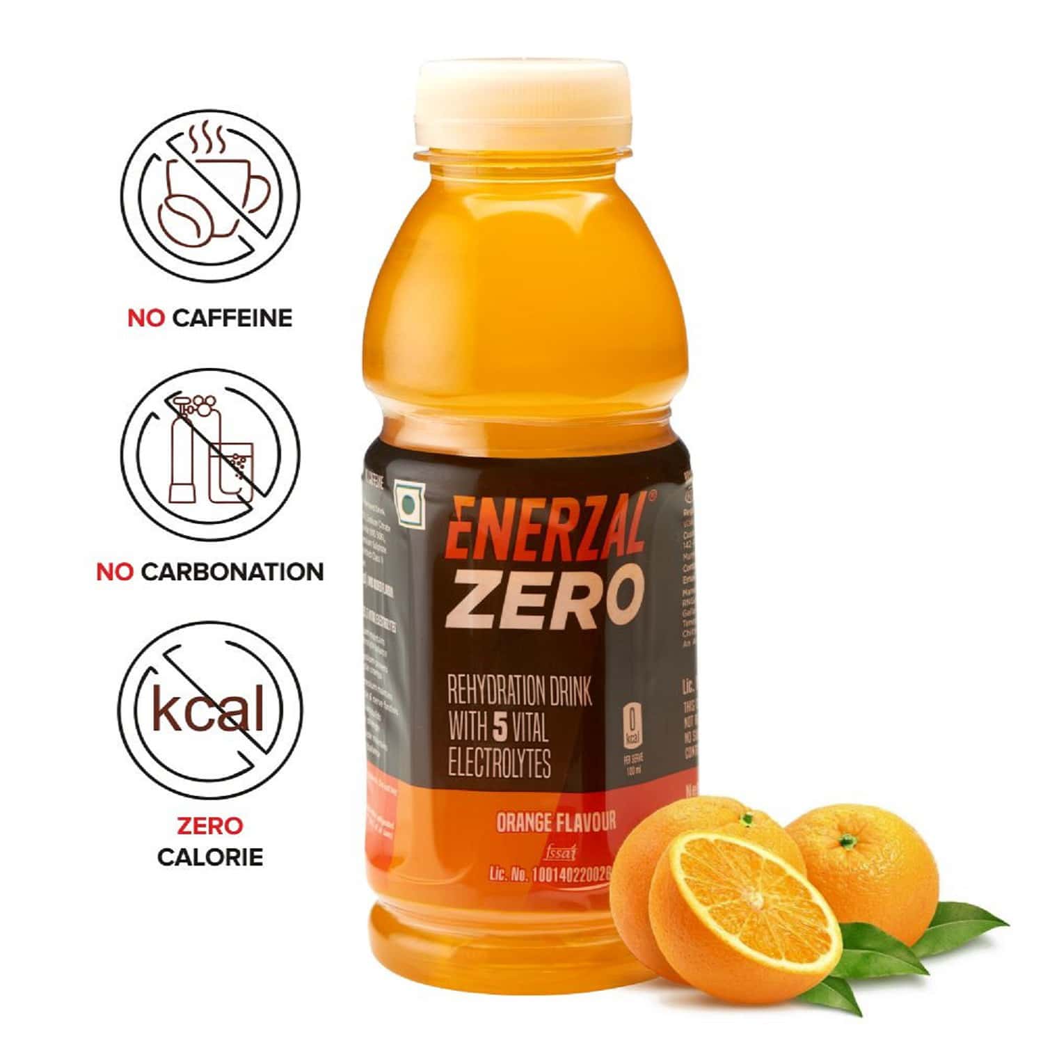 Buy ENERZAL ZERO ENERGY DRINK LIQUID 400 ML WITH ZERO CALORIE NO