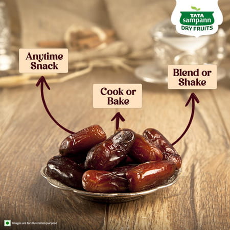 Tata Sampann Premium Arabian Dates/Khajoor| 500G