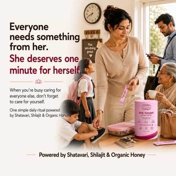 Herbs O' Shrubs She-Tavari Shilajit Kicks | Ayurvedic Women Wellness Supplement | 5 Sticks