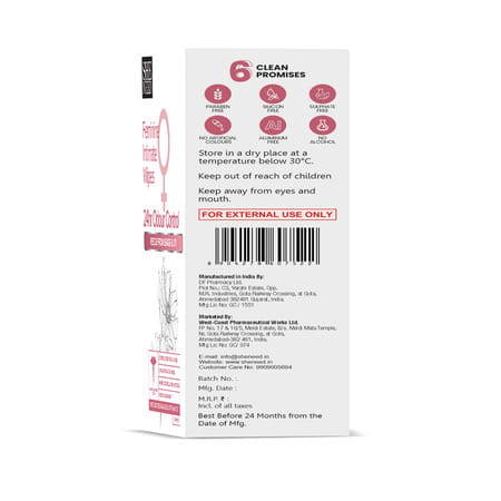 Sheneed Feminine Intimate 24Hr Odour Control Wipes - 10N (Pack Of 2)