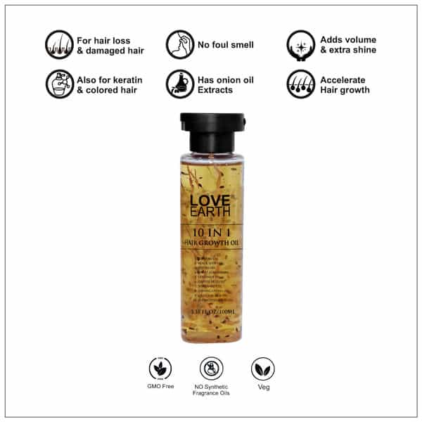 10 In 1 Hair Growth Oil Yellow