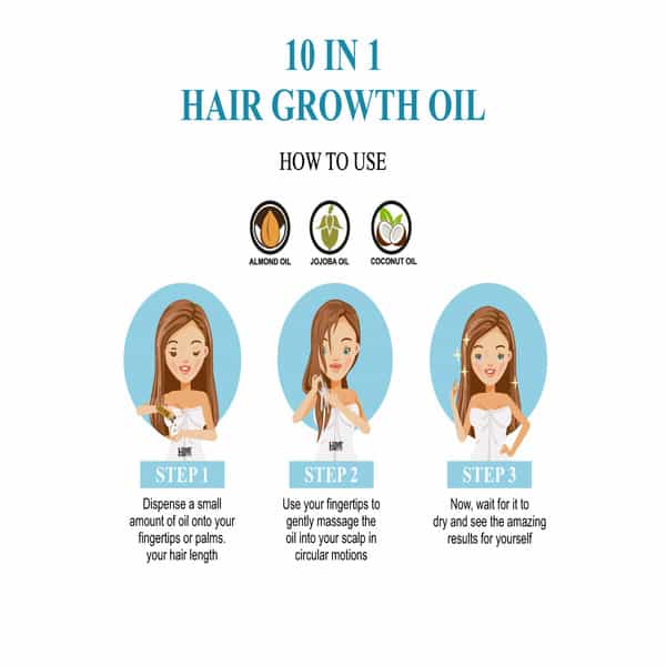10 In 1 Hair Growth Oil Yellow