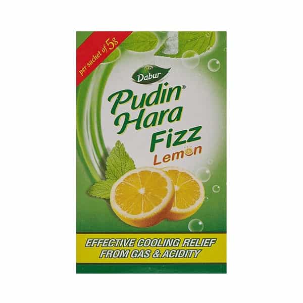Dabur Pudin Hara Fizz Lemon Powder 5 Gm