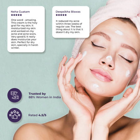 Sanfe Promise Salicylic Acid Face Lush Cream For All Skin Types For Even Skin Tone 50gm