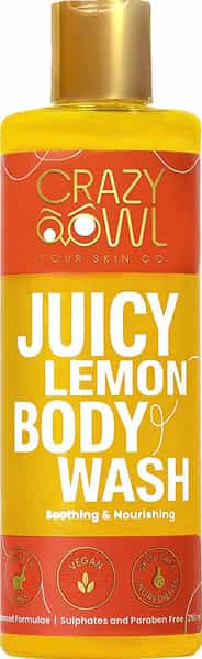 Crazy Owl Juicy Lemon Body Wash- Soothing & Nourishing