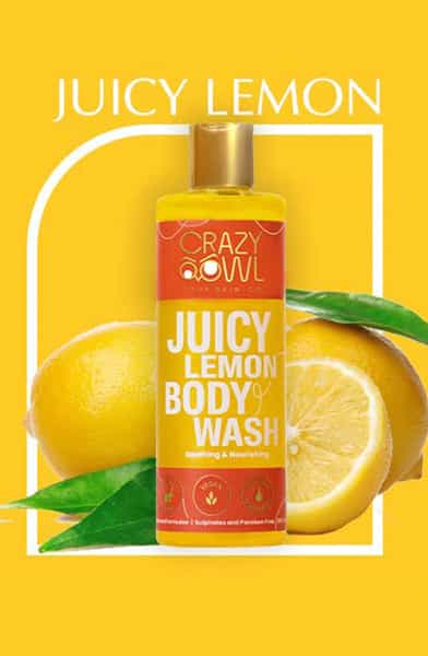 Crazy Owl Juicy Lemon Body Wash- Soothing & Nourishing
