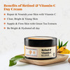 Shizen Bio-Cosmetics By Nature Retinol & Vitamin C Day Cream For Anti-Aging Skin(50gm)