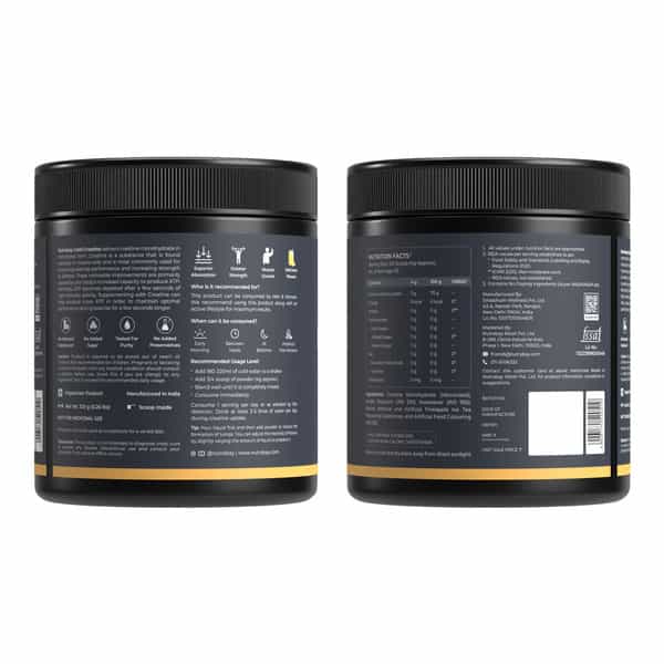 Nutrabay Gold Micronised Creatine Monohydrate Powder | Nabl Lab Tested | 3G/Serving - 120G Pineapple