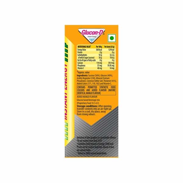 Glucon-D Mango Punch Refill Of 200 G