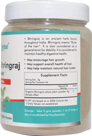 Way2herbal Organic Bhringraj Powder For Hair 200 G