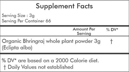 Way2herbal Organic Bhringraj Powder For Hair 200 G