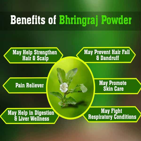 Way2herbal Organic Bhringraj Powder For Hair 200 G