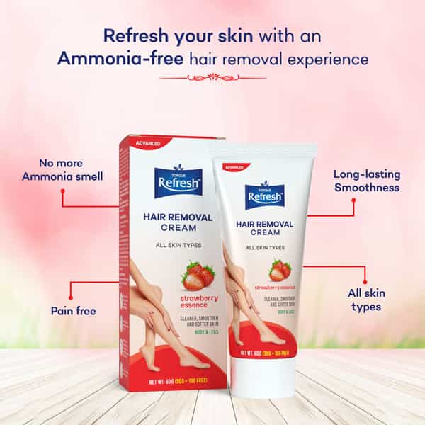 Refresh Strawberry Hair Removal Pack Of 2 | 60Gm Each