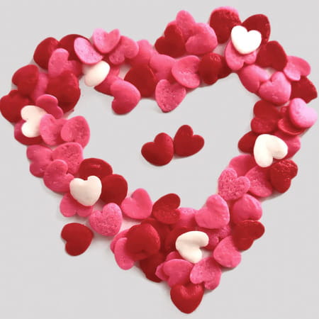 Serapheena Sugar Sprinkles For Cakes & Cupcakes Decoration 100 Gram (Love)