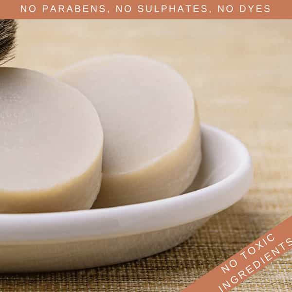 Hajamat Moisturizing Shaving Soap With Shea Butter -Original - 75 Gm-No Post Shave Dryness