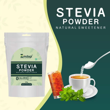 Zindagi Stevia Powder (Reb A 99%)Extract|Stevia Natural Sugar-Free Powder In Bulk|1kg