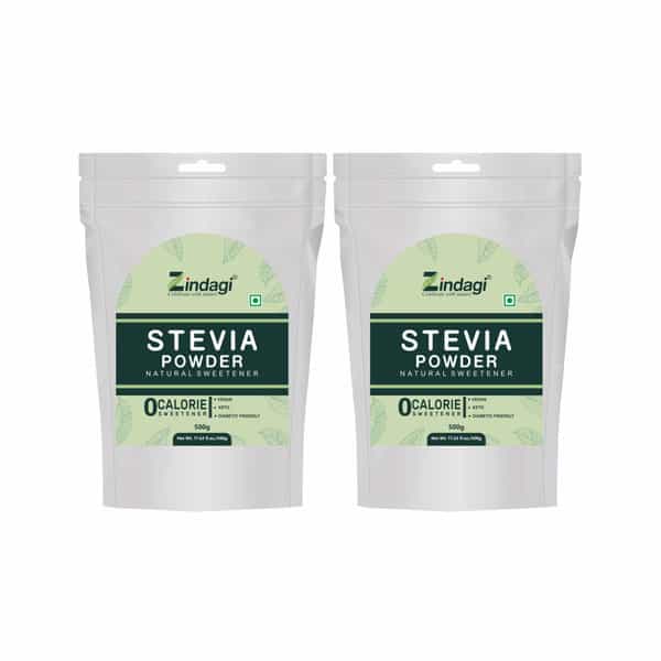 Zindagi Stevia Powder (Reb A 99%)Extract|Stevia Natural Sugar-Free Powder In Bulk|1Kg