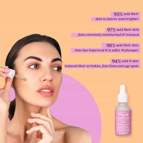 Natural Vibes Glow 'D Up Face Serum With Niacinamide | Vitamin C For Glowing Skin 30 Ml