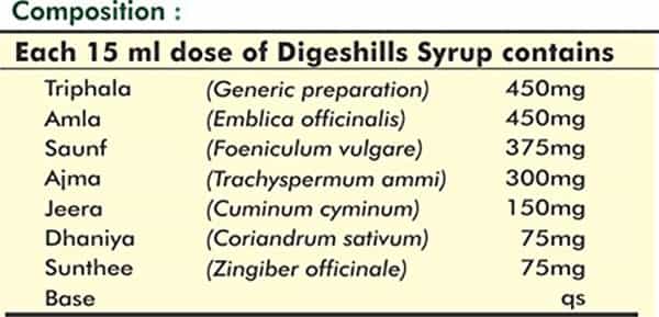 Herbal Hills Digeshills Herbal Shots 500Ml Syrup For Healthy Digestion