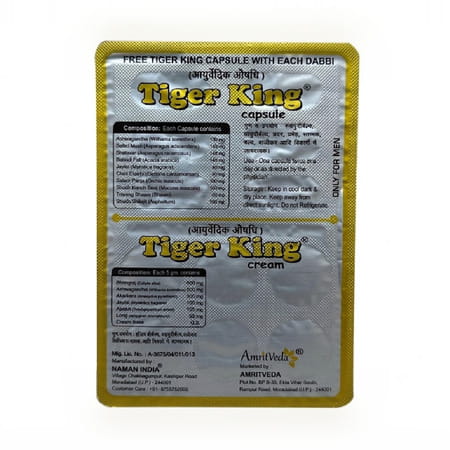 Amritveda Tiger King Cream (Pack Of 6)