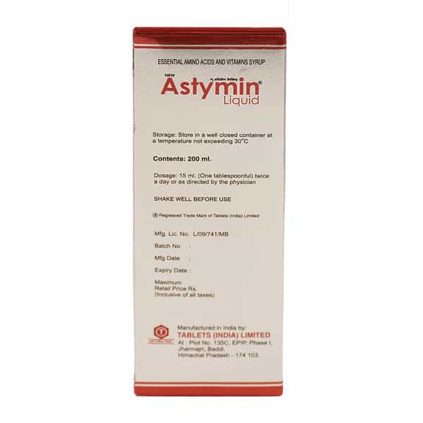 New Astymin Bottle Of 200Ml Liquid