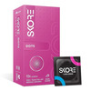 Skore Dotted Condoms With Extra Lubrication And Vanilla Scented (Dots) 10N (Pack Of 4)