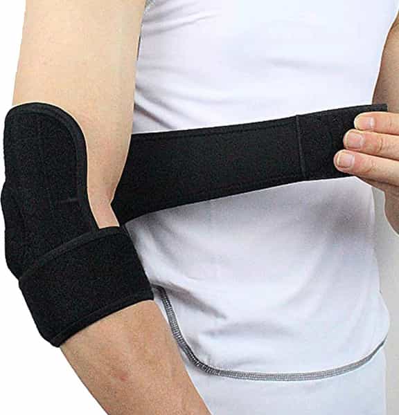 Skudgear Adjustable Elbow Support Brace Perfect Strap Sleeve For Pain Relief Sports Gym Free Size