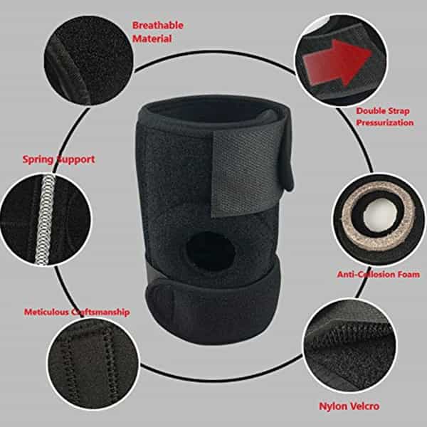 Skudgear Adjustable Elbow Support Brace Perfect Strap Sleeve For Pain Relief Sports Gym Free Size