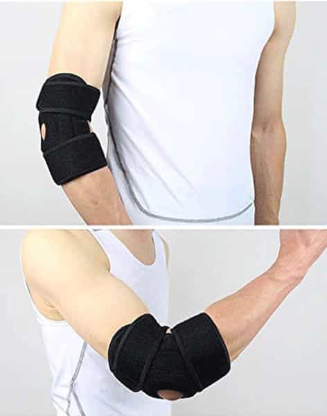 Skudgear Adjustable Elbow Support Brace Perfect Strap Sleeve For Pain Relief Sports Gym Free Size