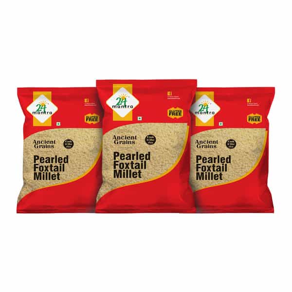 24 Mantra Organic_foxtail Millet 1Kg | Pack Of 3