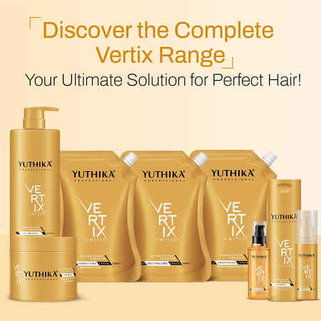 Yuthika Professional Vertix Hydrolyzed Keratin Hair Mask For Chemically Treated Hair 150Ml