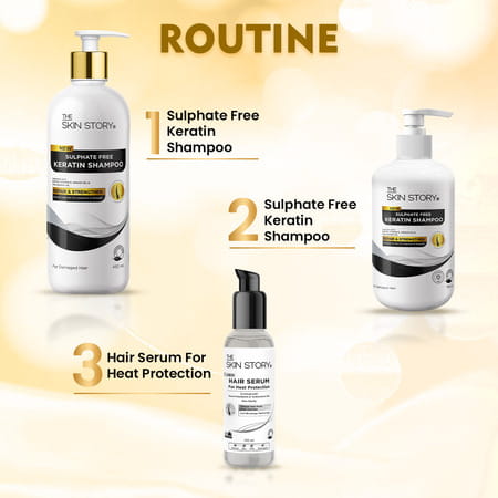 The Skin Story Sulphate Free Keratin Shampoo | 190ml