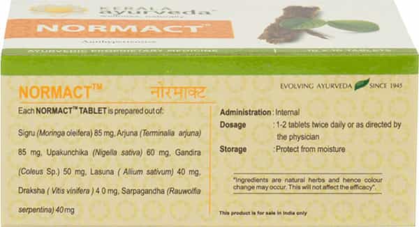 Kerala Ayurveda Normact Tablet 100