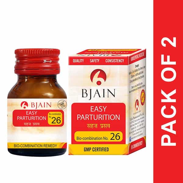 Bjain Bio-Combination No.26 (Easy Parturition) Tablets | 25Gm (Pack Of 2)