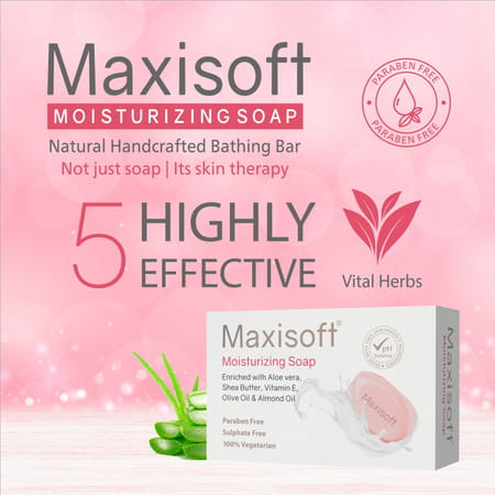 Maxisoft Winter Care Kit (Moisturizing Cream 50 Gm + Moisturizing Soap 75 Gm)