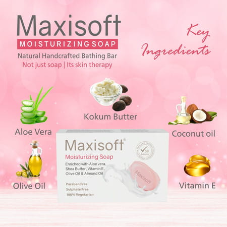 Maxisoft Winter Care Kit (Moisturizing Cream 50 Gm + Moisturizing Soap 75 Gm)