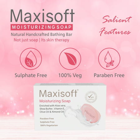 Maxisoft Winter Care Kit (Moisturizing Cream 50 Gm + Moisturizing Soap 75 Gm)