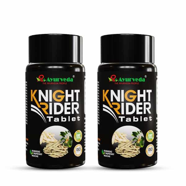 A R Ayurveda Knight Rider Tablets For Men For Stamina Booster & Immunity - 60 Tablets Pack Of 2