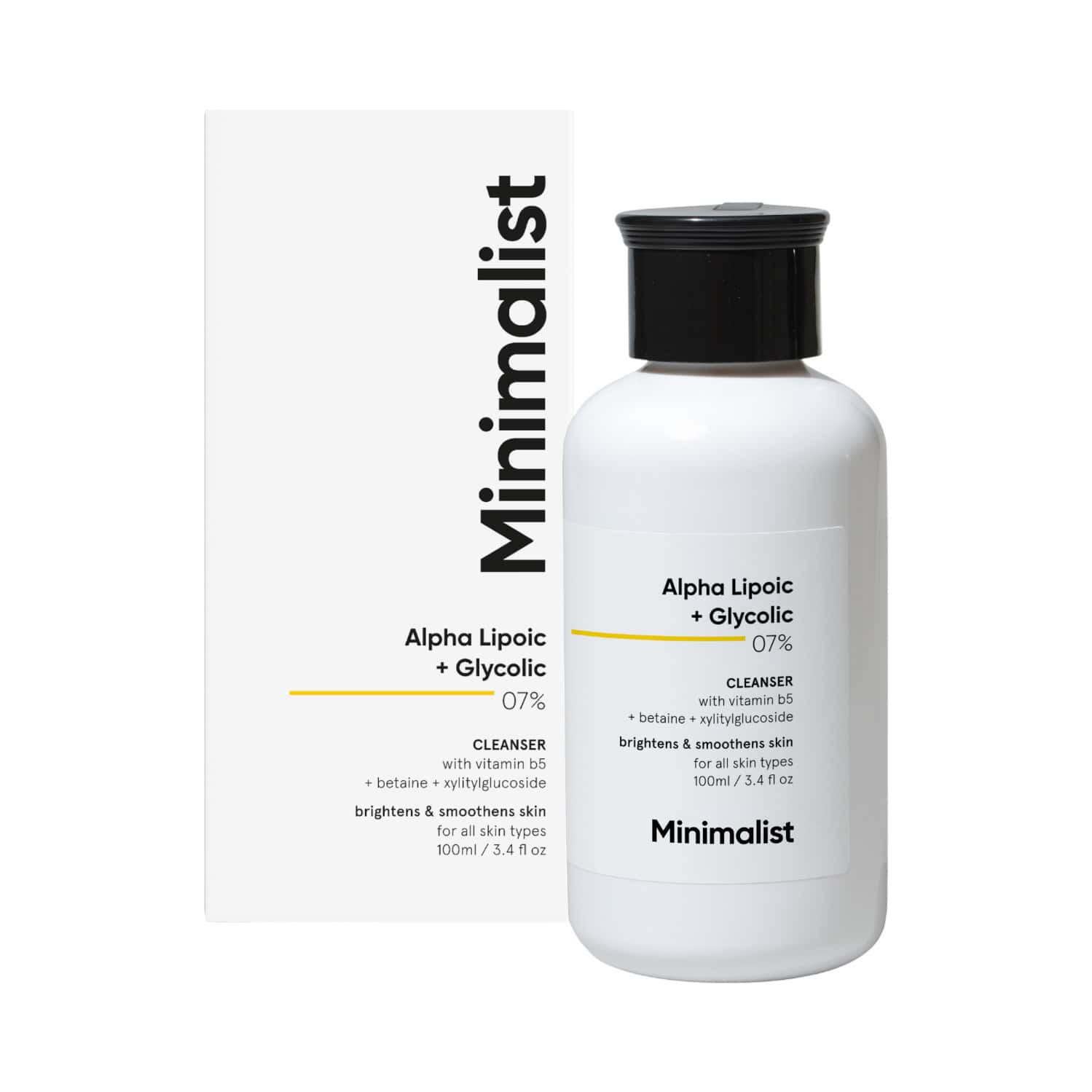 Minimalist Alpha Lipoic+ Glycolic 7% Cleanser 100ml