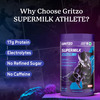 Gritzo Supermilk Athlete Black Panther (13+Y Boy & Girl) | 17G Protein Powder (Cafe Mocha | 400G)