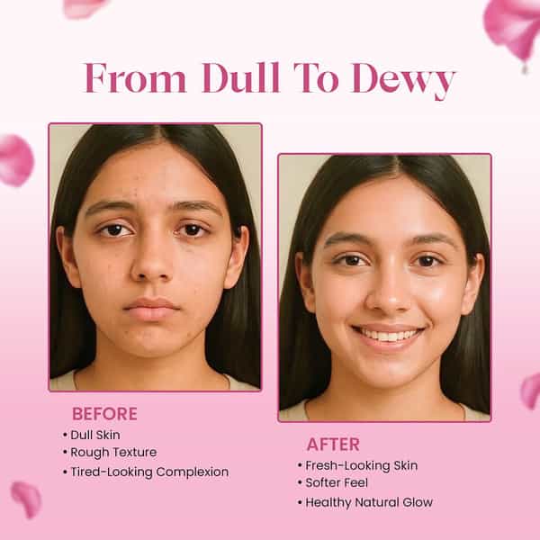 Raw Tatva Rose Petal Powder For Skin Hydration & Natural Radiance | All Skin Types | 100G