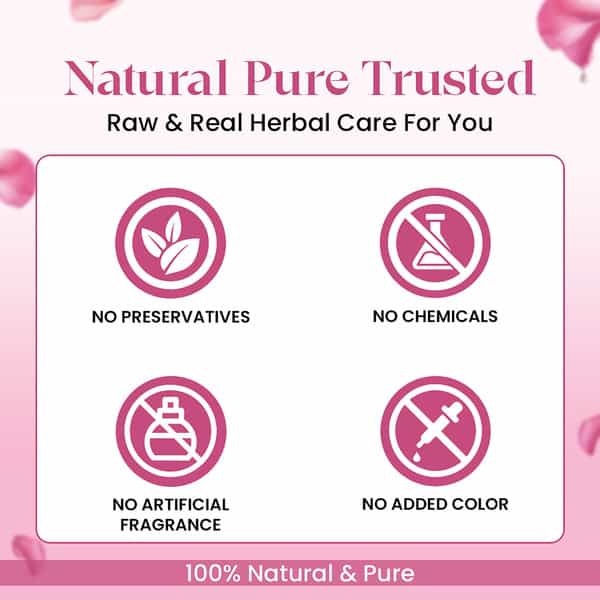 Raw Tatva Rose Petal Powder For Skin Hydration & Natural Radiance | All Skin Types | 100G