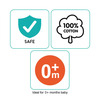 Buddsbuddy 100% Pure Cotton Buds Safety Ear Tips 60 Sticks/ 120 Swabs