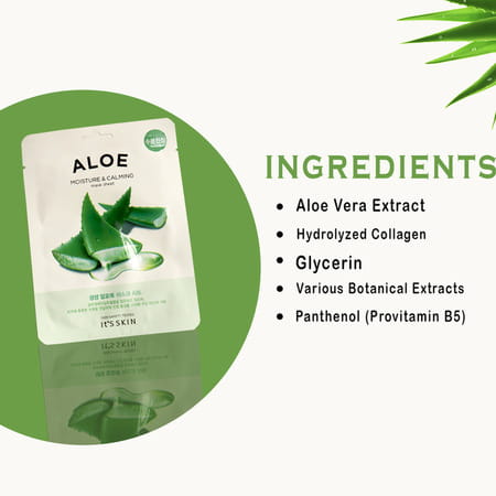 It's Skin The Fresh Mask Sheet - Aloe - Pack Of 3