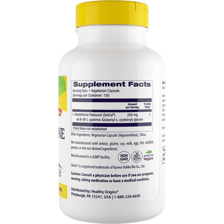 Healthy Origins L-Glutathione | 150 Capsules