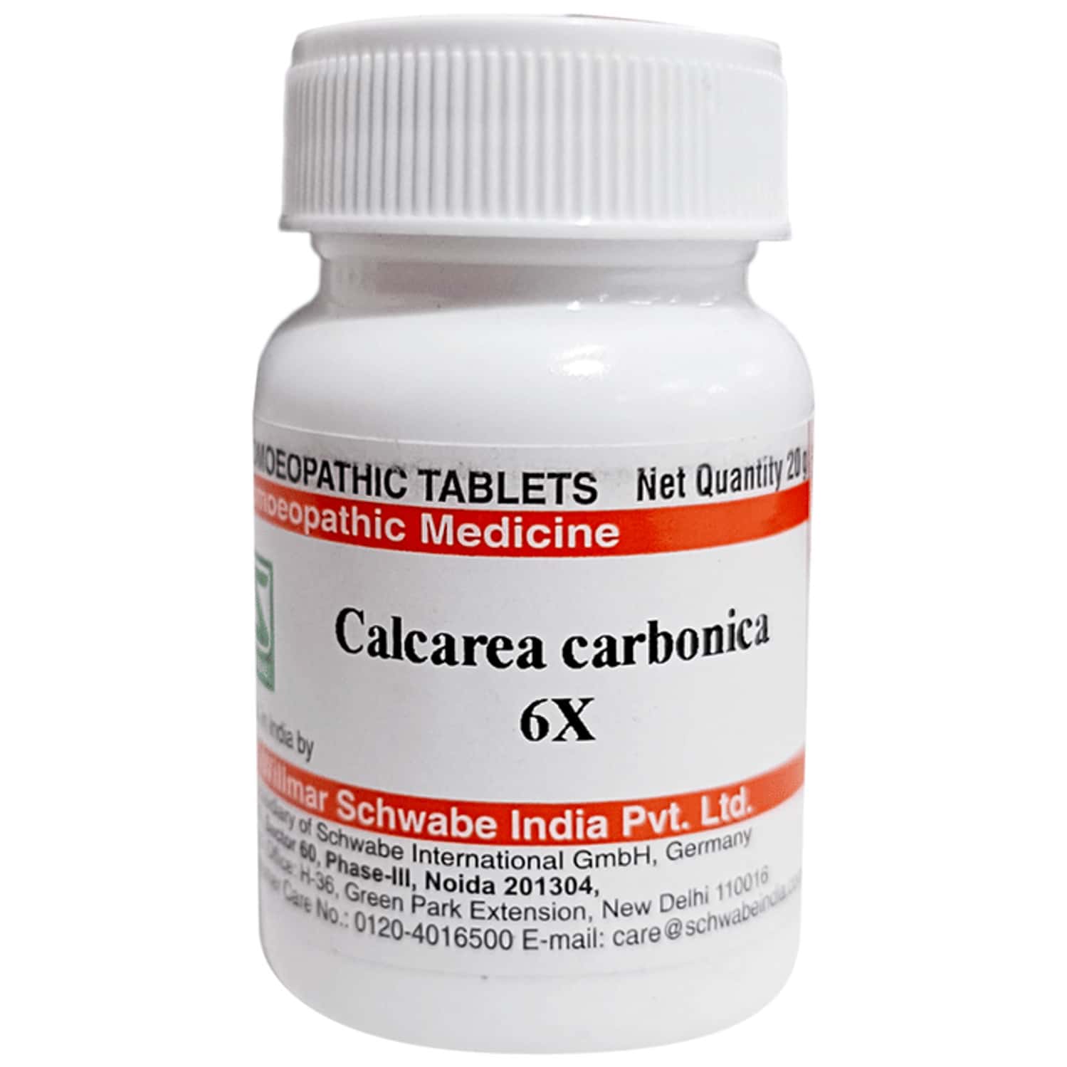 Dr. Willmar Schwabe India Calcarea Carbonica Tablet 6x 20 No's