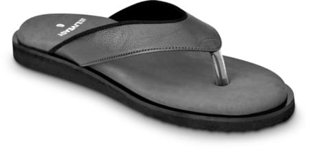 Liveasy Essentials Orthopaedic And Diabetic Comfortable Slippers-Black - Mens'Uk 7