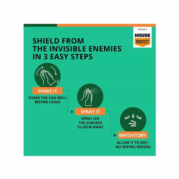 Marico's House Protect Surface Disinfectant Spray 200 Ml