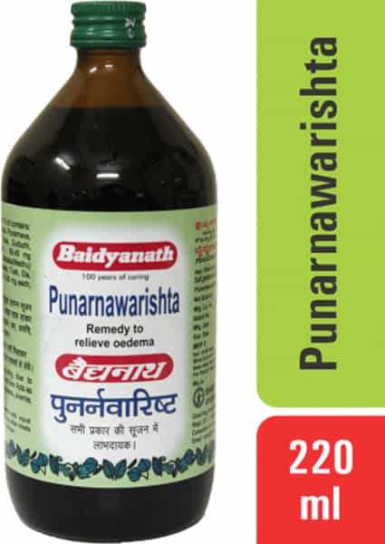 Baidyanath Asli Ayurved Punarnawarishta 220 Ml (Pack Of 2) Remedy To Relieve Oedema