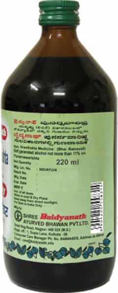 Baidyanath Asli Ayurved Punarnawarishta 220 Ml (Pack Of 2) Remedy To Relieve Oedema